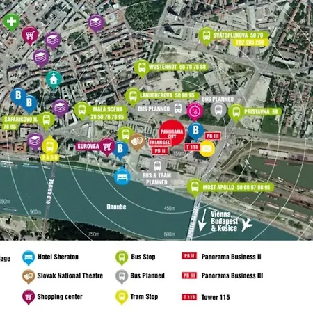 Panorama With Free Parking Bratislava